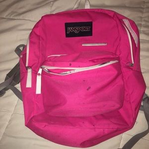 Pink Jansport Backpack